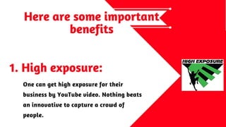 Advantages of youtube channel for business | PPT