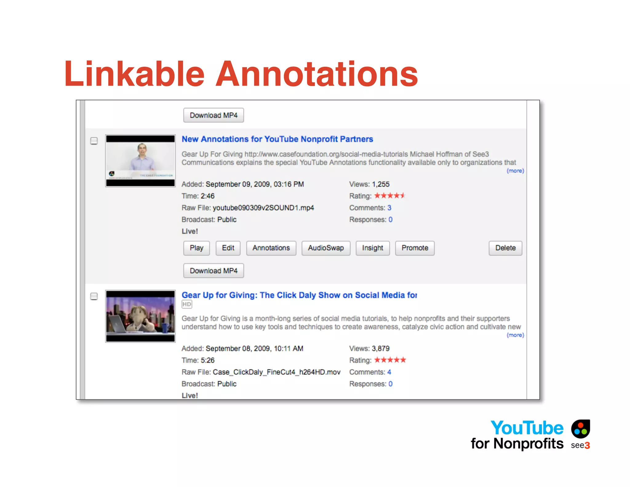 Linkable Annotations
 
