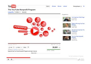 YouTube Confidential and Proprietary
 