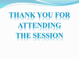 THANK YOU FOR
ATTENDING
THE SESSION
 