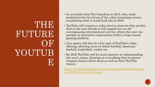 YouTube Research | PPTX