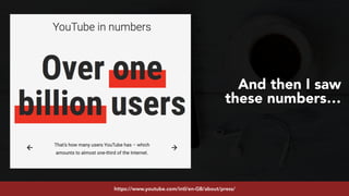 #youtubeseo at #semrushconf2019 by @aleyda from @oraintihttps://www.youtube.com/intl/en-GB/about/press/
And then I saw
these numbers…
 