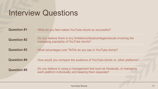Used Interview Questions Youtube YouTube Shorts.pptx