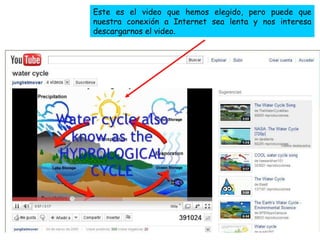 Este es el video que hemos elegido, pero puede que nuestra conexión a Internet sea lenta y nos interesa descargarnos el video. 