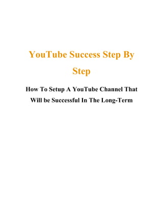 YouTube Success Step By Step.pdf