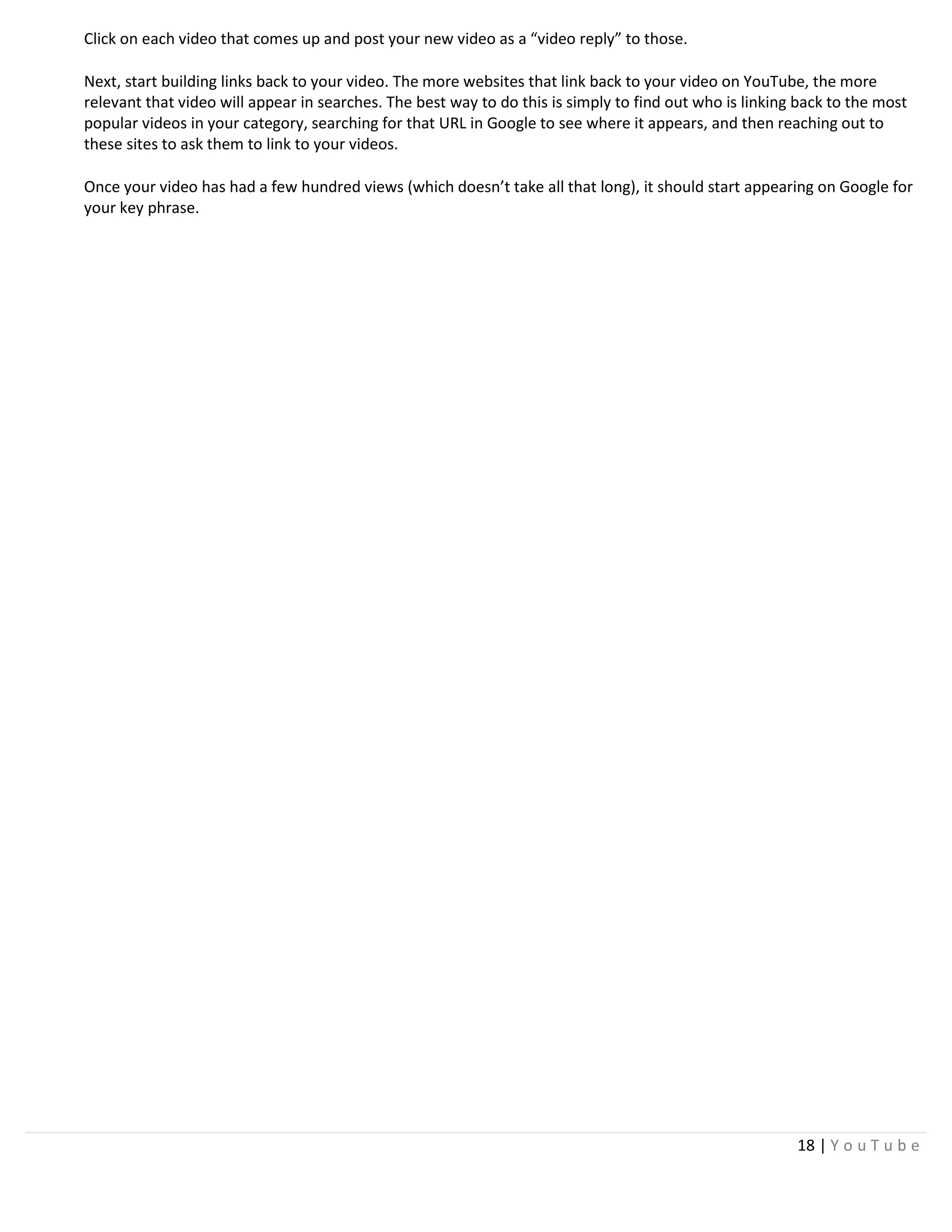 YouTube Tactical Guide