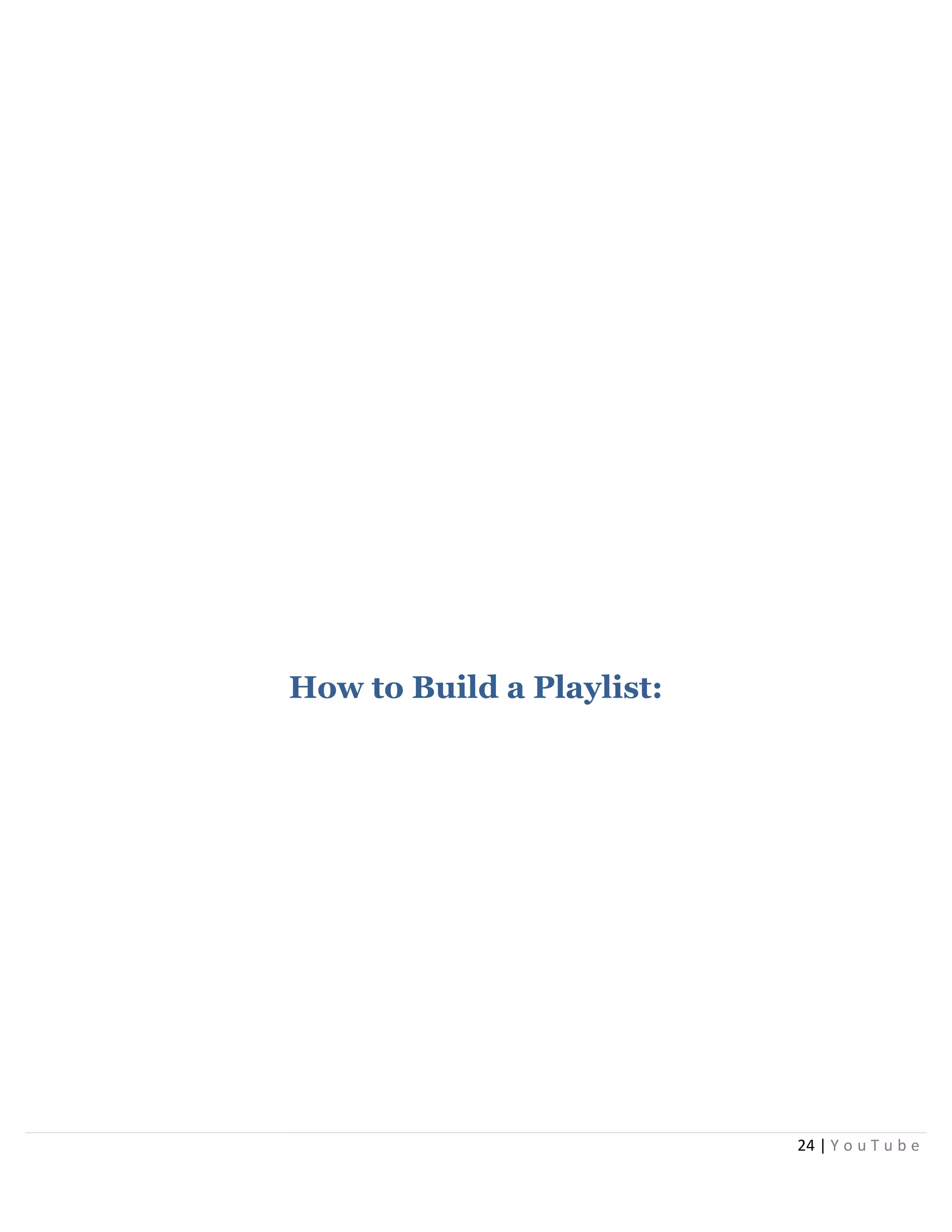 YouTube Tactical Guide