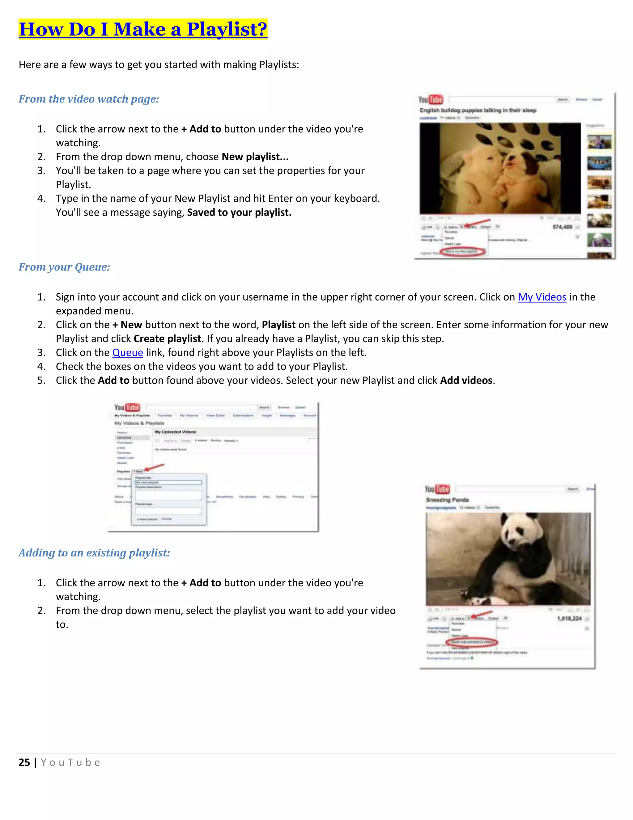 YouTube Tactical Guide
