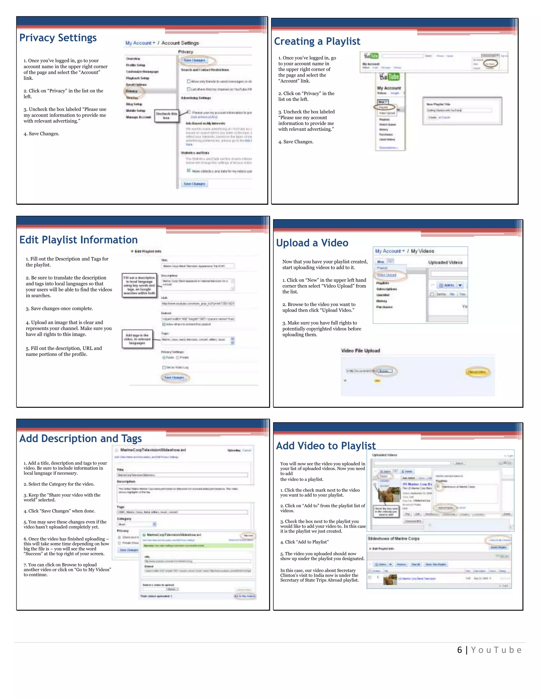 YouTube Tactical Guide