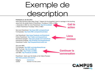 Exemple de
description
 