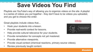 YouTube Tools To The Rescue - Tots & Technology 2015