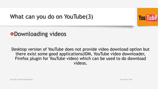 Youtube tutorial | PPTX