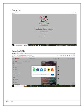 Youtube video download using python project report.pdf