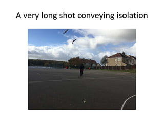 A very long shot conveying isolation
 
