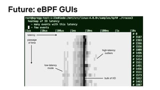 Take Aways
1. Get push-button CPU flame graphs: kernel & user
2. Check out eBPF perf tools: bcc, bpftrace
3. Measure IPC a...