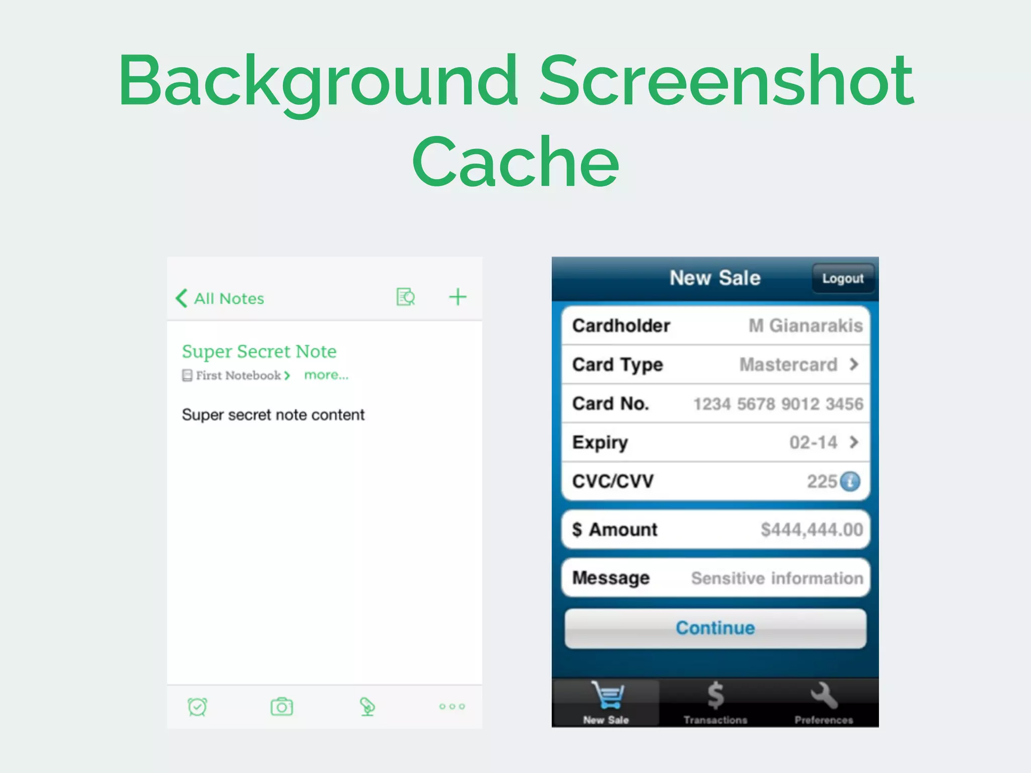 Background Screenshot
Cache
 