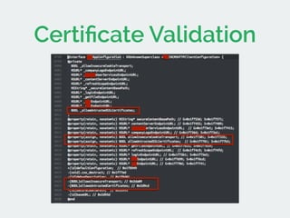 Certificate Validation 
 