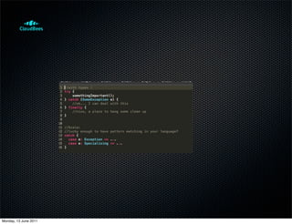 Monday, 13 June 2011
 