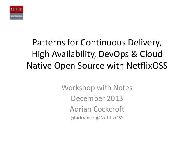 yow conference dec 2013 netflix workshop slides with notes netflix slides