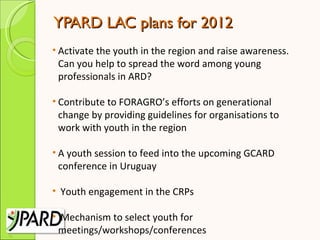 Ypard ciat 2012