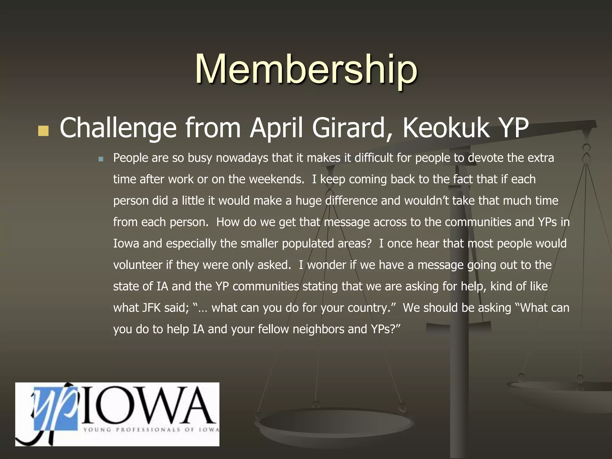 YPIowa 2007 YP Leaders Academy