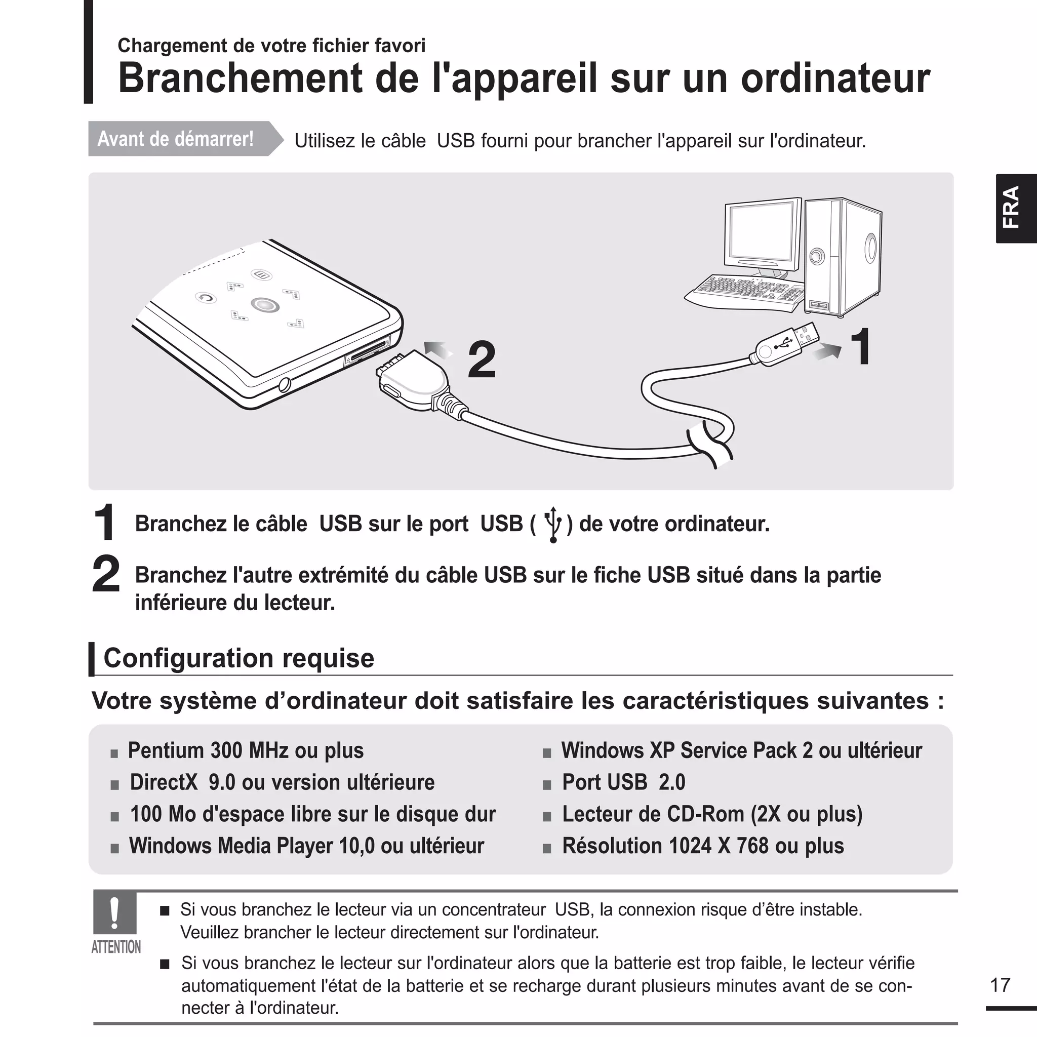 le manuel de Samsung K3 lecteur mp3!