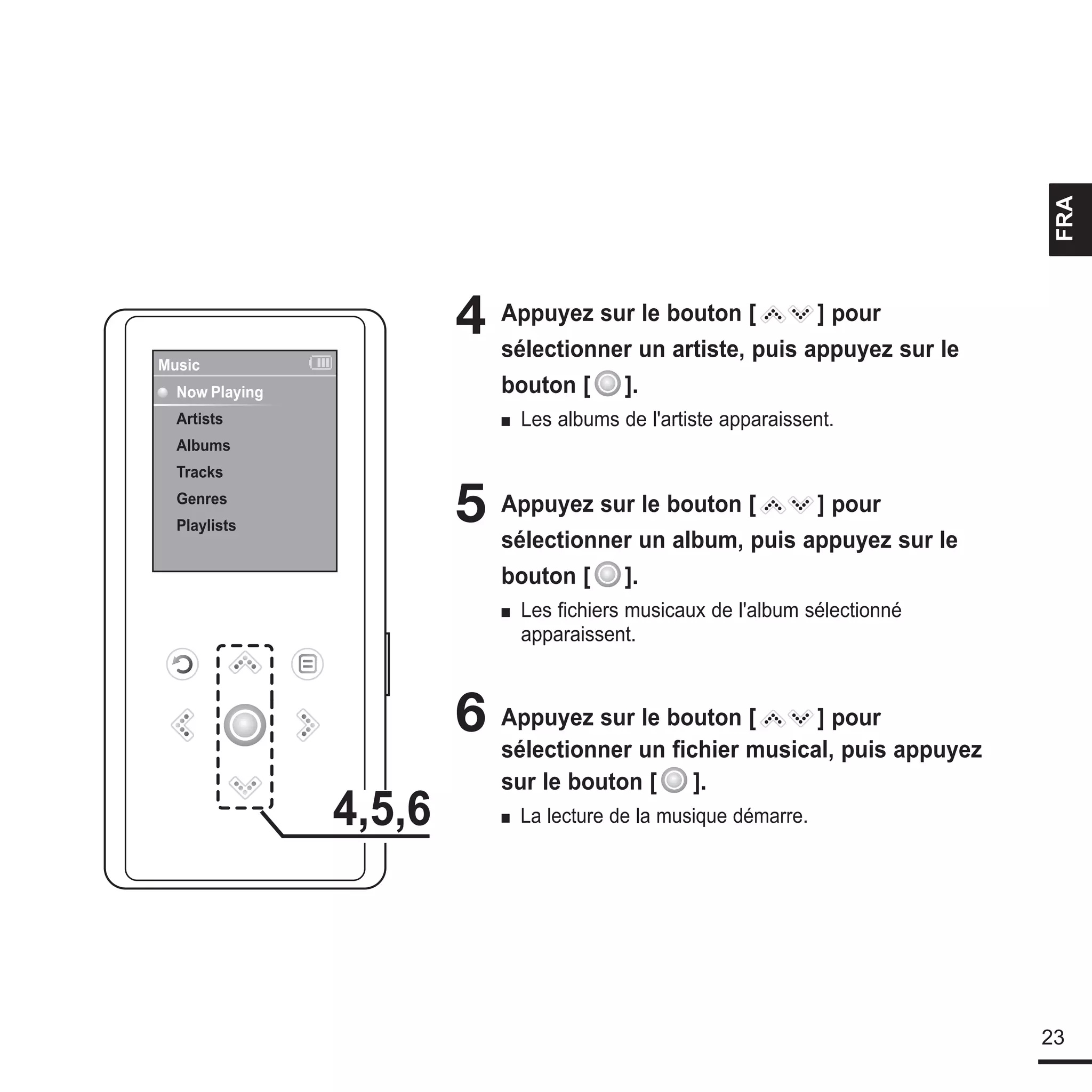 le manuel de Samsung K3 lecteur mp3!