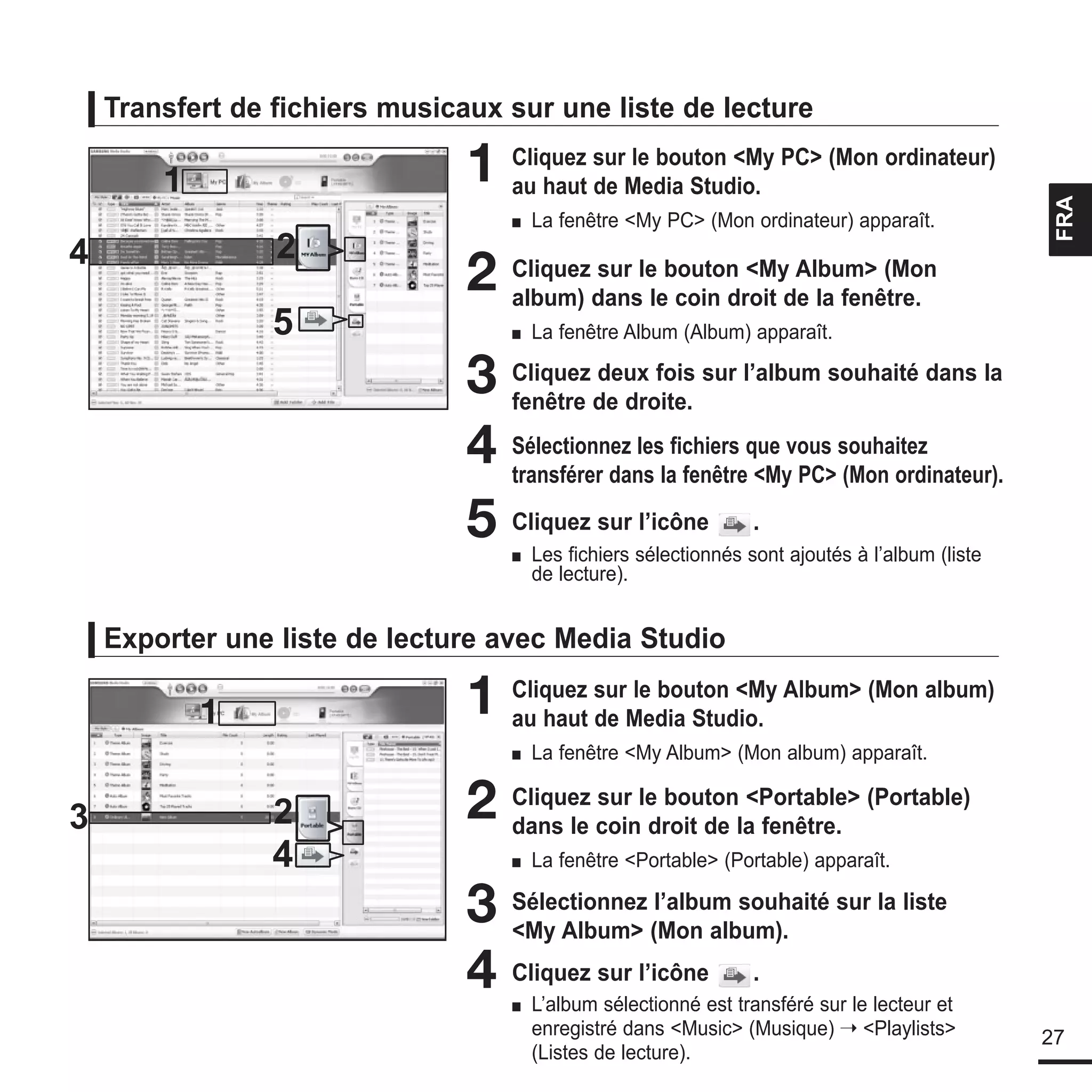 le manuel de Samsung K3 lecteur mp3!