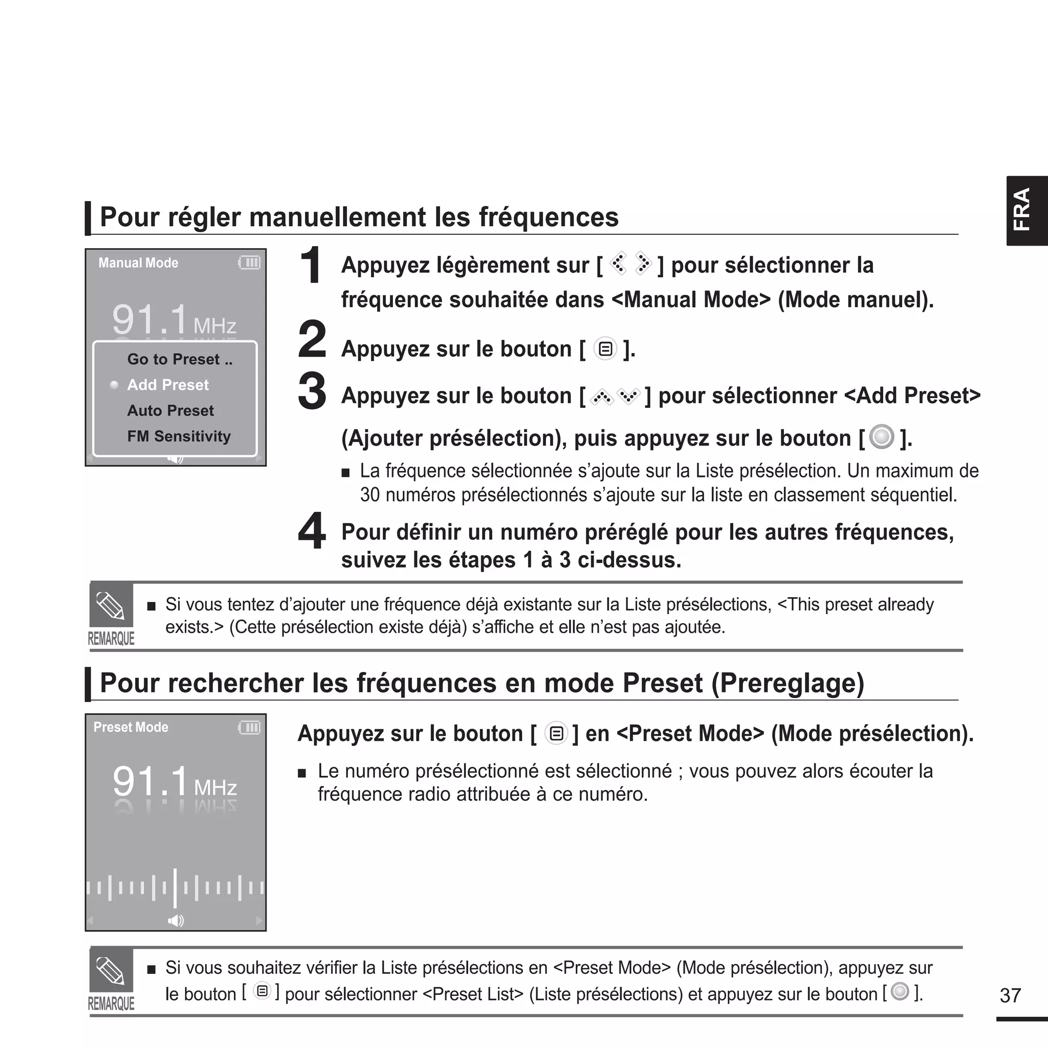 le manuel de Samsung K3 lecteur mp3!