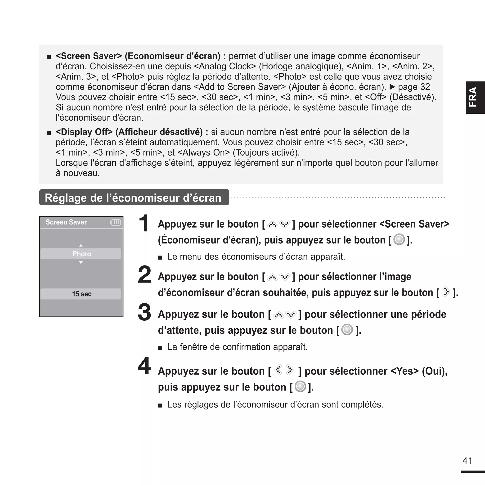 le manuel de Samsung K3 lecteur mp3!