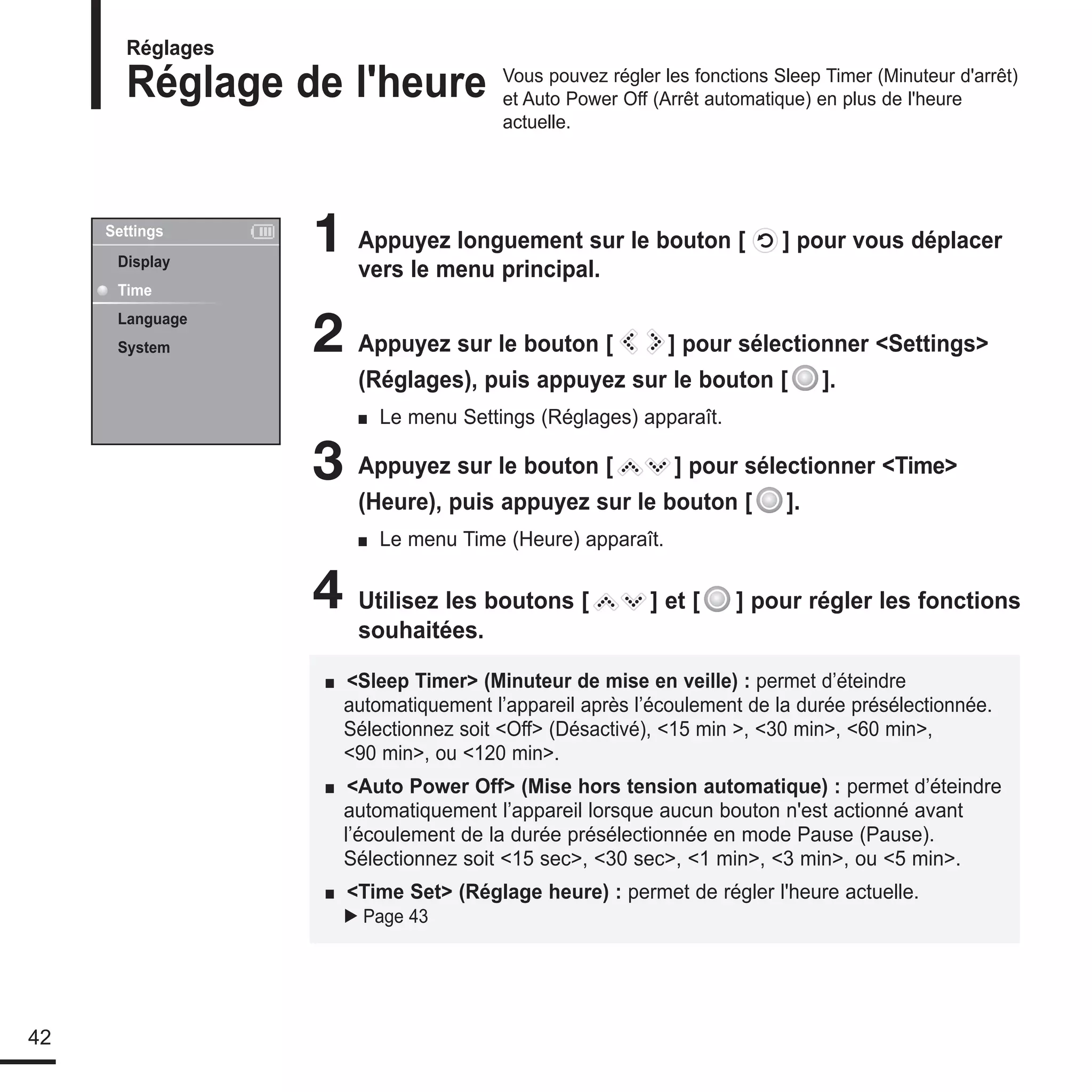 le manuel de Samsung K3 lecteur mp3!