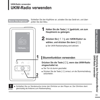 YP-K5 Benutzerhandbuch