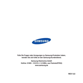 YP-K5 Benutzerhandbuch