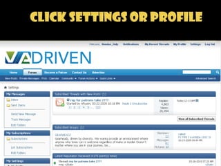 Edit signature window