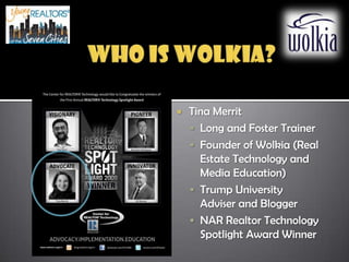 Founder of Wolkia (Real Estate Technology and Media Education)