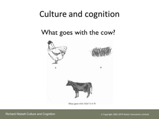Richard Nisbett Culture and Cognition ? Copyright 2002-2019 Kaizor Innovation Limited.
 