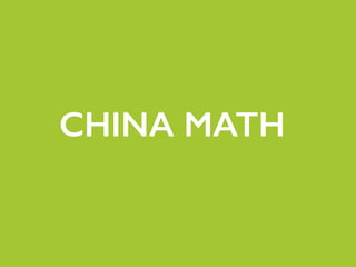 CHINA MATH
 