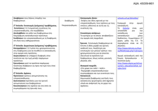 Αναφζρουν τουσ λόγουσ φπαρξθσ των
διαφθμίςεων.
2ο
Επίπεδο: Εντοπιςμόσ ηθτιματοσ/ προβλιματοσ
Εντοπίςουν 2 ι 3 ςθμαντικζσ ςυνζπειεσ τθσ
υπερκατανάλωςθσ ςτο περιβάλλον.
Αντιλθφκοφν τον ρόλο των διαφθμίςεων ςτθ
διαμόρφωςθ καταναλωτικϊν προτφπων.
΢υνδζςουν τθν υπερκατανάλωςθ με τθ διαφιμιςθ
ςτθ δικι τουσ κακθμερινότθτα.
3ο
Επίπεδο: Διερεφνθςθ ηθτιματοσ/ προβλιματοσ
Καταγράψουν 2 ι 3 μζςα που χρθςιμοποιοφνται
ςτισ διαφθμίςεισ για να πειςκοφν οι καταναλωτζσ
ςτθν αγορά ενόσ προϊόντοσ.
Διερευνιςουν αν υπάρχουν διαφορζσ ςτθν
ποιότθτα και τθν τιμι μεταξφ παρόμοιων
προϊόντων.
Ερευνιςουν γιατί τα προϊόντα παρόμοιασ
ποιότθτασ διαφζρουν ωσ προσ τθν τιμι τουσ όταν
διαφθμίηονται.
4ο
Επίπεδο: Δράςεισ
Προτείνουν τρόπουσ αντιμετϊπιςθσ τθσ
υπερκατανάλωςθσ.
Διατυπϊςουν προτάςεισ για τθν κριτικι
αντιμετϊπιςθ των διαφθμίςεων.
Κοινοποιιςουν ςτο ςχολείο και ςτο ςπίτι τα
ςυμπεράςματα τθσ ζρευνάσ τουσ.
Διαφιμιςθ
Υπερκατανάλωςθ
Καταιγιςμόσ ιδεϊν:
Σκζψεισ και ιδζεσ ςχετικά με τθν
υπερκατανάλωςθ, τουσ τρόπουσ με τουσ
οποίουσ ωκοφνται ςε αυτι και τισ
ςυνζπειζσ τθσ.
Επιςκόπθςθ απόψεων:
Τα κριτιρια με τα οποία αποφαςίηουν
τθν αγορά ενόσ παιχνιδιοφ.
Ζρευνα: Εντοπιςμόσ διαφθμίςεων ςε
ζντυπθ ι άλλθ μορφι και κριτικι
ανάλυςι τουσ. Αναηιτθςθ και
εντοπιςμόσ των μζςων/ τρόπων που
χρθςιμοποιοφνται για να γίνονται
ελκυςτικά τα προϊόντα των
διαφθμίςεων, όπωσ εικόνα, μουςικι,
γλϊςςα, κλπ.
Θεατρικό παιχνίδι:
«Στθ χϊρα του πολφ – πολφ».
Ρεριγραφι υπερκαταναλωτικϊν
ςυμπεριφορϊν και των ςυνεπειϊν τουσ.
Καταςκευι:
Δθμιουργία διαφιμιςθσ για δικζσ τουσ
καταςκευζσ/ χειροτεχνίεσ από άχρθςτα
υλικά και ανάρτθςι τθσ ςε χϊρο του
ςχολείου.
schools.sch.gr/dimotiko/
Ειςαγωγι ςτθν αγωγι
καταναλωτι.
Το Dolceta είναι μια
ιςτοςελίδα για τθν
εκπαίδευςθ των
καταναλωτϊν μζςω
διαδικτφου. Συμμετζχουν 27
χϊρεσ μζλθ τθσ Ε.Ε. Το
περιεχόμενο είναι ςε 21
γλϊςςεσ:
http://www.dolceta.eu/kypr
os/Mod4/spip.php?rubrique1
Αγωγι καταναλωτι από τθν
Ζνωςθ Καταναλωτϊν - Θ
ποιότθτα ηωισ:
http://www.ekpizo.gr/el/con
sumers_education/what_is/i
ndex.html
ΑΔΑ: 45Ο09-Μ01
 