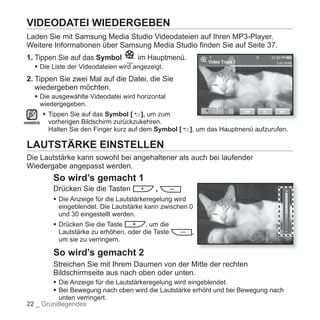 "YP-P2" Benutzerhandbuch