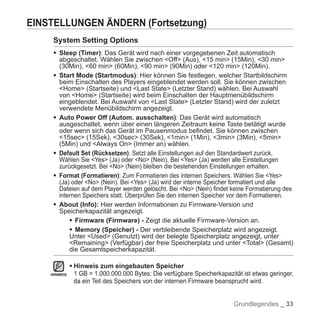 "YP-P2" Benutzerhandbuch