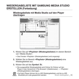 "YP-P2" Benutzerhandbuch