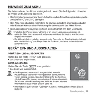 YP-P2 Samsung Handbuch