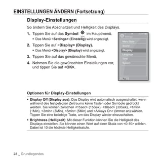 YP-P2 Samsung Handbuch