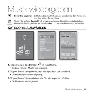 YP-P2 Samsung Handbuch