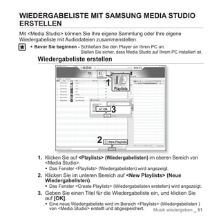 YP-P2 Samsung Handbuch