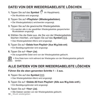 YP-P2 Samsung Handbuch