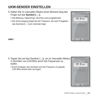 YP-P2 Samsung Handbuch