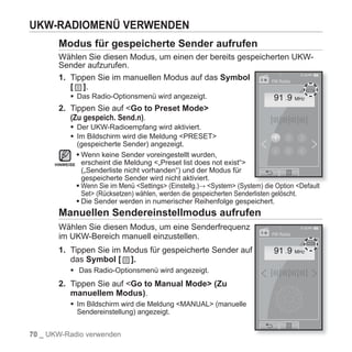 YP-P2 Samsung Handbuch