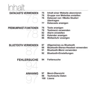 YP-P2 Samsung Handbuch
