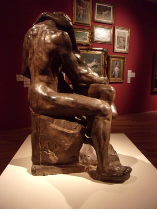 El beso. Escultura de Rodin.